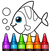 image for Learning & Coloring Game for Kids & Preschoolers